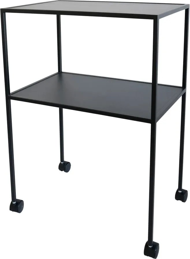 Măsuță de servire cu roți din metal 40x60 cm Trolly – Spinder Design