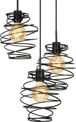 Briloner 4870-035 - Lustră pe cablu 3xE27/60W/230V