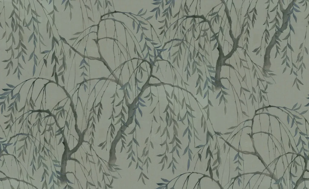 Tapet Weeping Willows, Jade, Rebel Walls