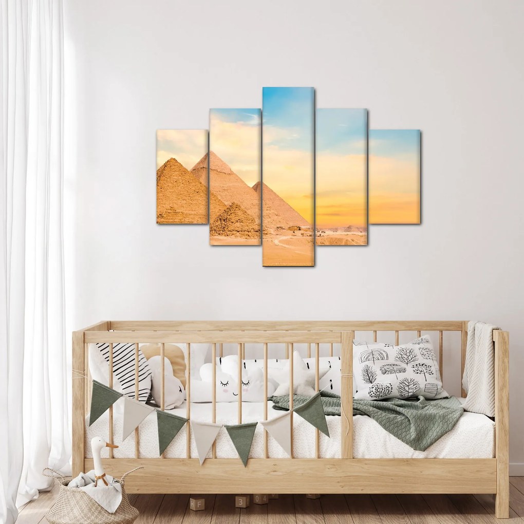 Tablou cu piramidele din Egipt (150x105 cm)