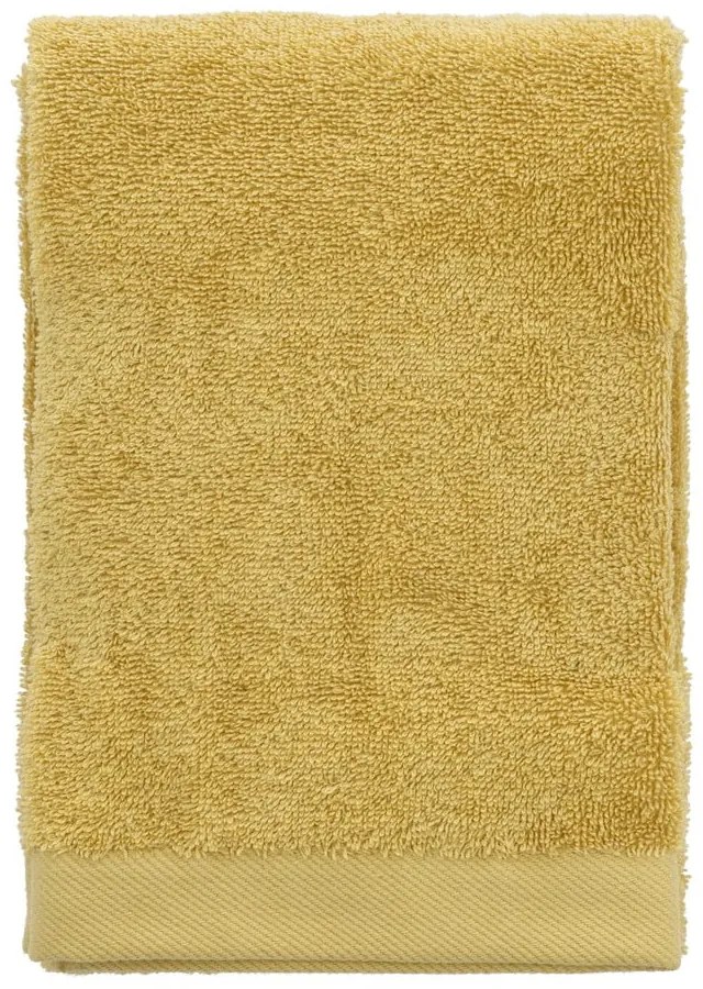 Prosop galben din bumbac organic 50x100 cm Comfort – Södahl