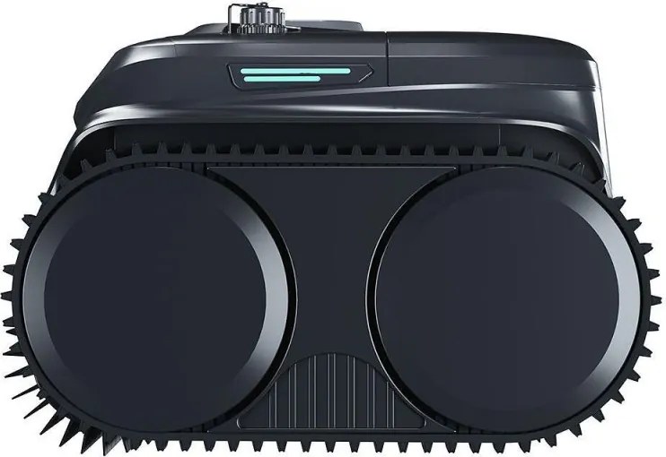 Robot fara fir pentru piscine Wybot C2, 65 W, 180 min, 200 m², Filtrare dubla, Functii autonome, Negru