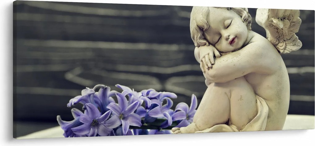 Tablou - Înger cu floare (120x50 cm)