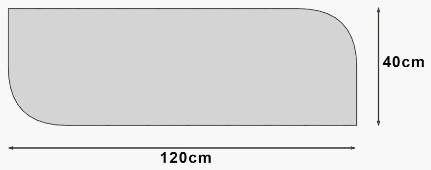 Oglinda Arni Black 40 x 120 cm