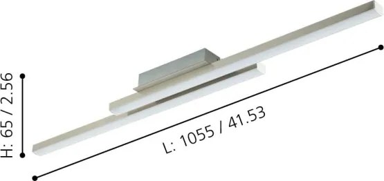 Plafonieră LED RGBW dimabilă FRAIOLI-Z LED/32W/230V Eglo 900076