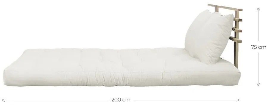 Canapea variabilă Karup Shin Sano Natural, albastru