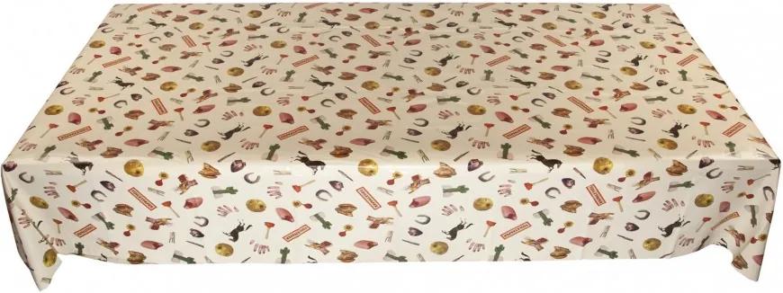 Fata de masa 140 x 210 cm Toiletpaper Pattern Mix Seletti
