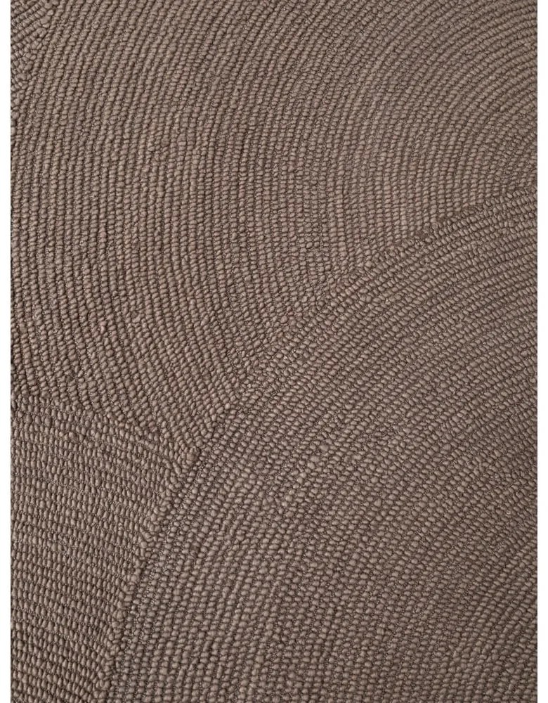 Covor taupe țesut manual din lână 200x300 cm Eleni Taupe – Hanse Home