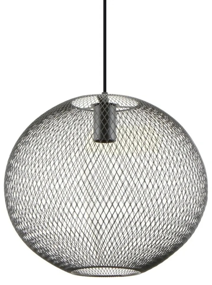 Lustra suspendata metalica design decorativ ORION negru 34cm