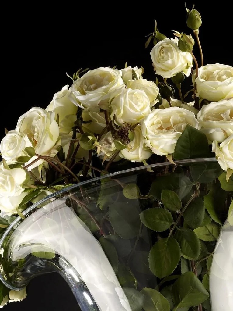 Aranjament floral elegant, buchet mare din trandafiri albi, NAPOLEON 1141163.95