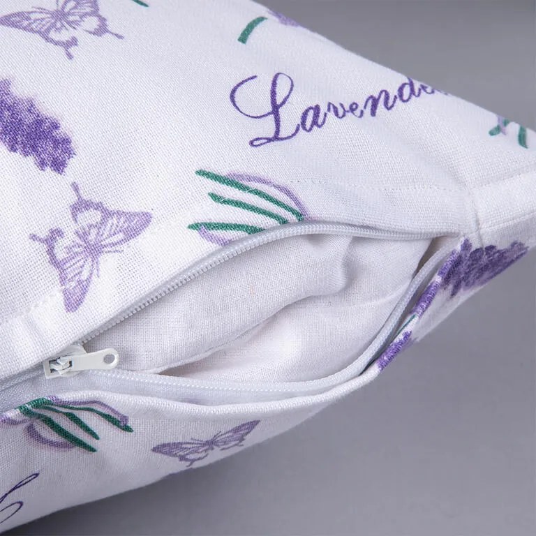 Set de 2 feţe pernuţe LAVANDĂ 40 x 40 cm