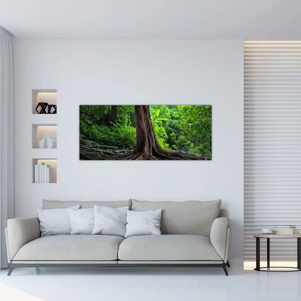 Tablou - Copac bătrîn cu rădăcini (120x50 cm)