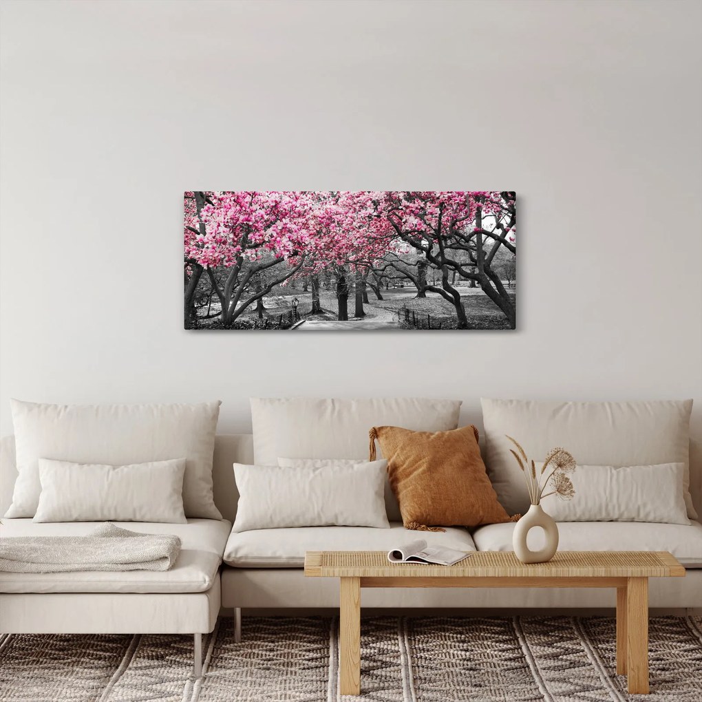 Tablou copacului magnolie (120x50 cm)