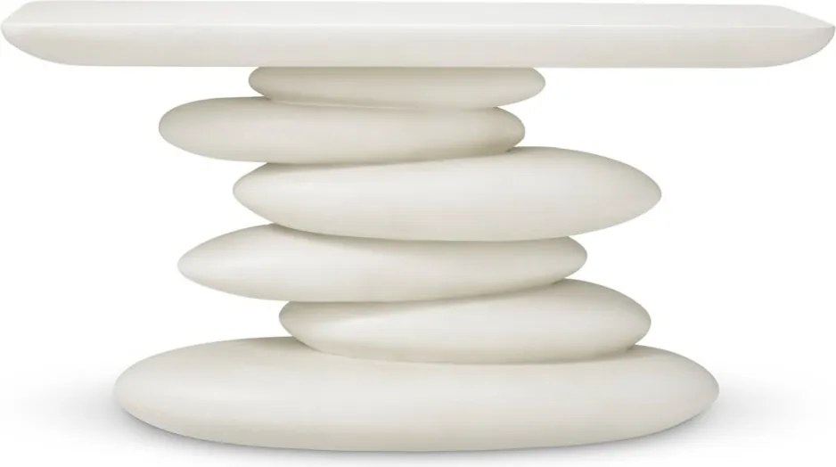 Consola design LUX Azura alb