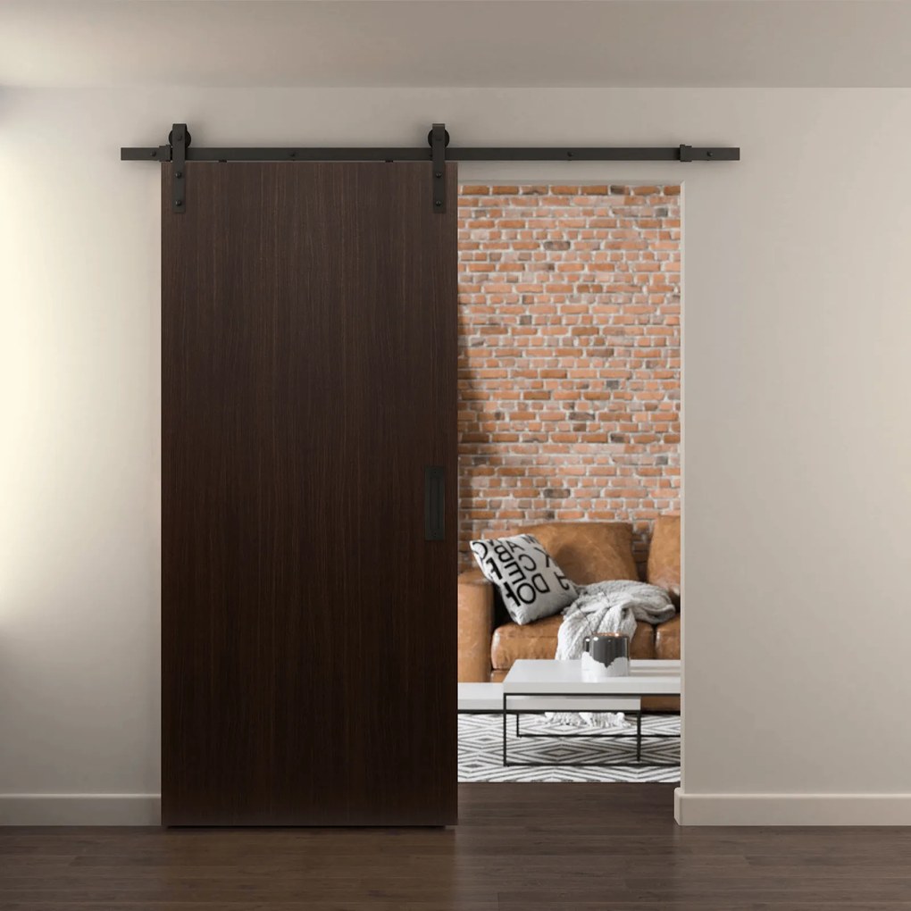 Usa glisanta tip hambar - Barn Door Wenge, Nu