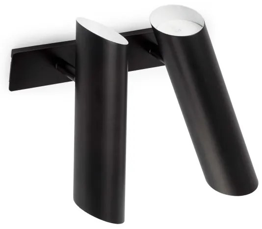 Spot de perete LINK 2xGU10/11W/230V negru FARO 29876