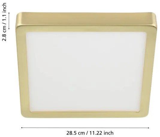 Eglo 900184 - Plafonieră LED FUEVA LED/20,5W/230V