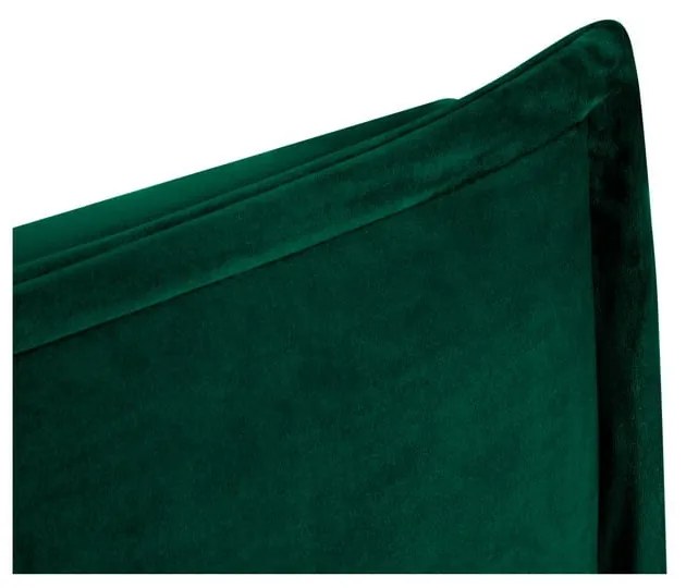 Tăblie de pat verde-închis 200x120 cm Monica – Milo Casa