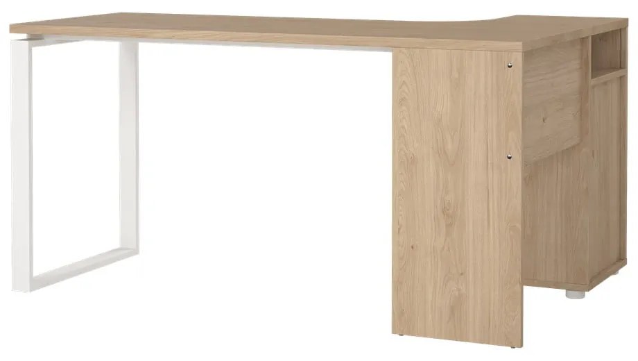 Birou cu blat cu aspect de lemn de stejar 100x150 cm Sign – Tvilum