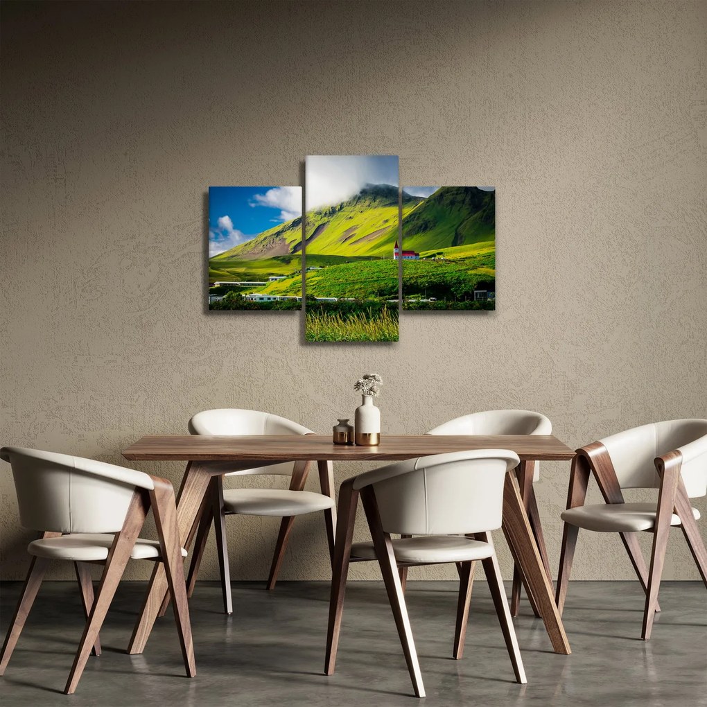 Tablou cu peisaj montan (90x60 cm)