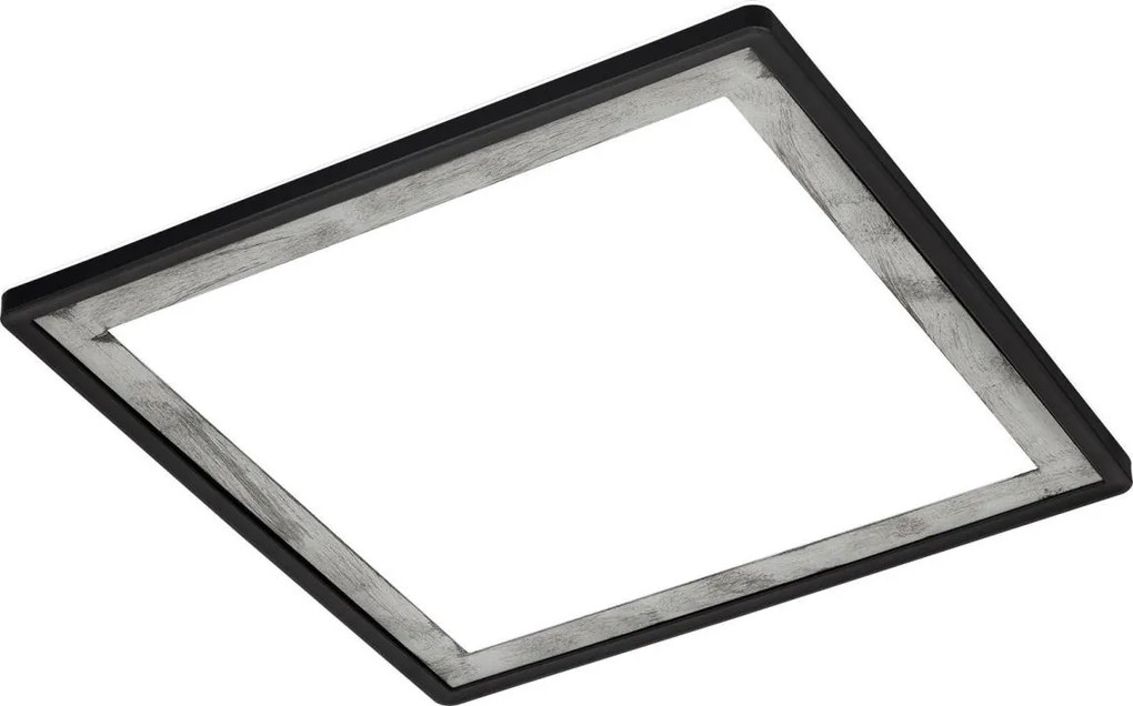 Briloner 7457-414 - Plafonieră LED SLIM 18W/230V 4000K 29x29 cm neagră