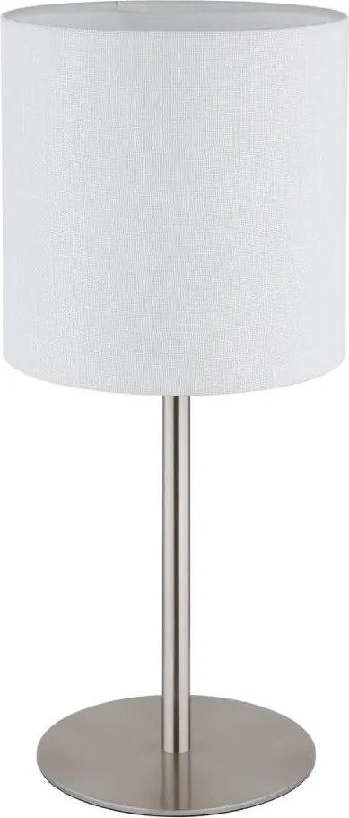 Globo 21440W - Lampă de masă BENSON 1xE27/40W/230V albă