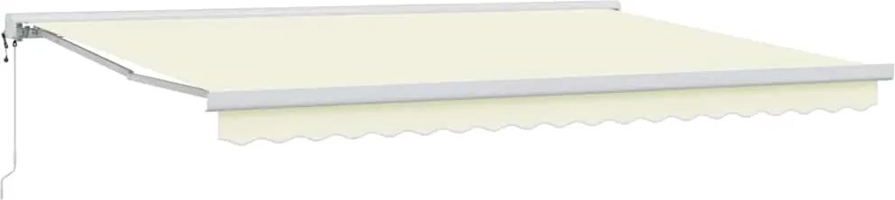 vidaXL Copertină Crem 450 x 300 x 165 cm Poliester și Aluminiu