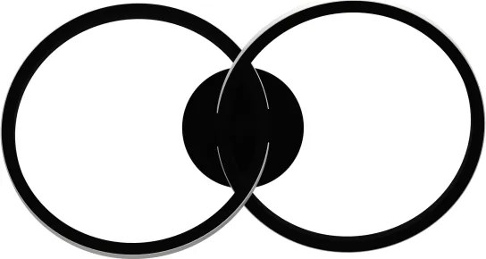 Eglo 902144 - Plafonieră LED CONGIUNTI, 12 W, 230 V, 2700/4000/6500 K, negru