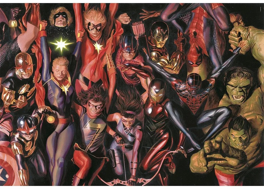 Avengers Puzzle Compact Marvel 1000 de piese Clementoni