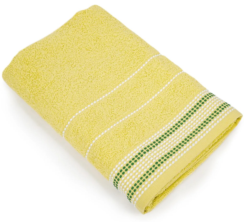 Prosop BARBARA 70x130 cm verde deschis, 100% bumbac
