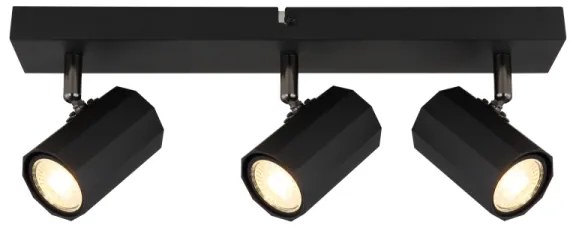Spot Globo 57918-3B JAMES 3xGU10/25W/230V negru