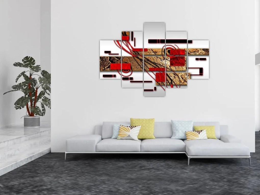 Tablou cu abstracție (150x105 cm)