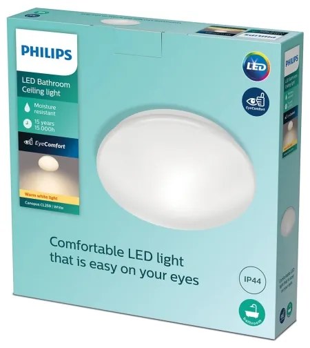 Plafonieră LED pentru baie CANOPUS LED/17W/230V IP44 Philips