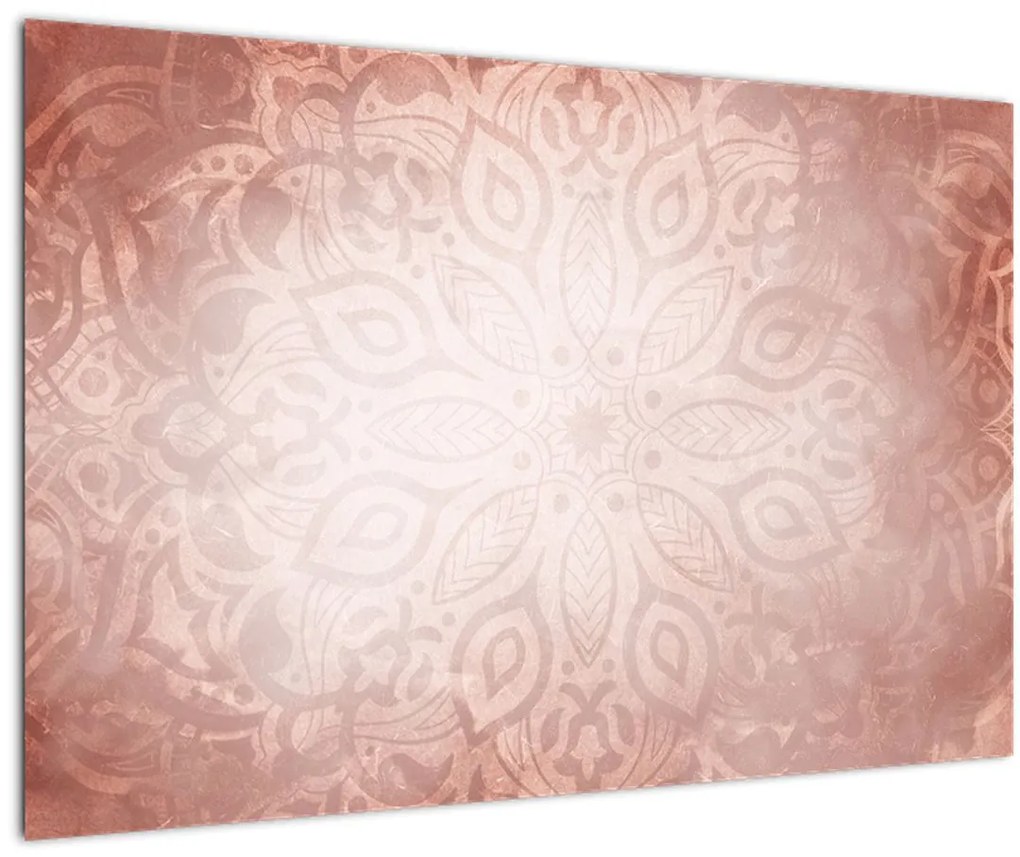 Tablou - Mandala roz (90x60 cm)