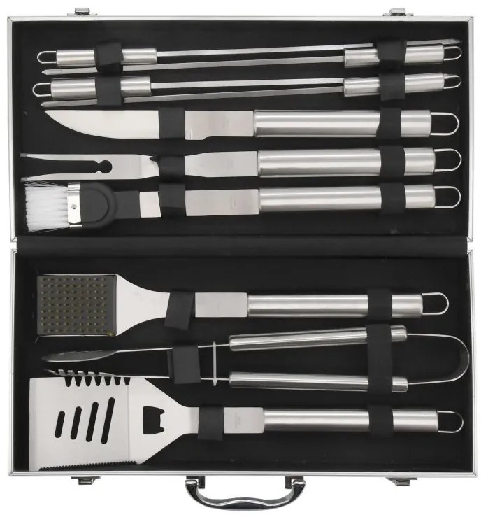 Set de instrumente pentru grătar ALU - 11buc