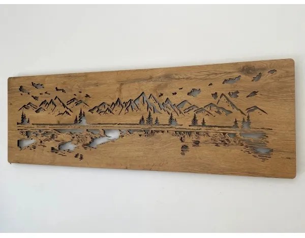 Li-Go 4778/A/4 - Decorațiune LED de perete LED/10W/5V 30000 mAh 120x40 cm stejar