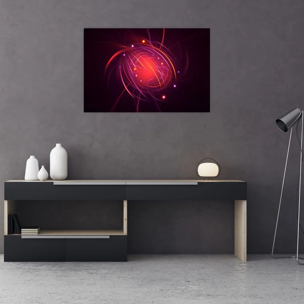 Tabloul modern cu abstacțiune (90x60 cm)