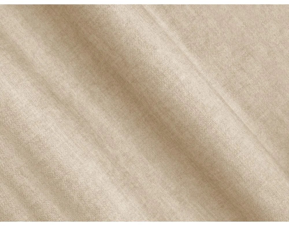 Colțar bej extensibil/cu spațiu de depozitare cu tapițerie din catifea (cu colț pe partea stângă/cu șezlong) Linz – Cosmopolitan Design