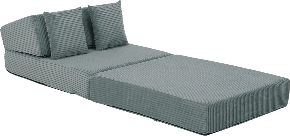 Saltea pliabilă/fotoliu extensibil, 2 in 1, mentolat, PELOS