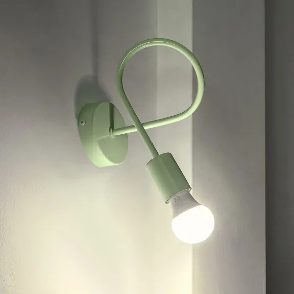 Lampă de perete flexibilă OXFORD 1xE27/15W/230V verde