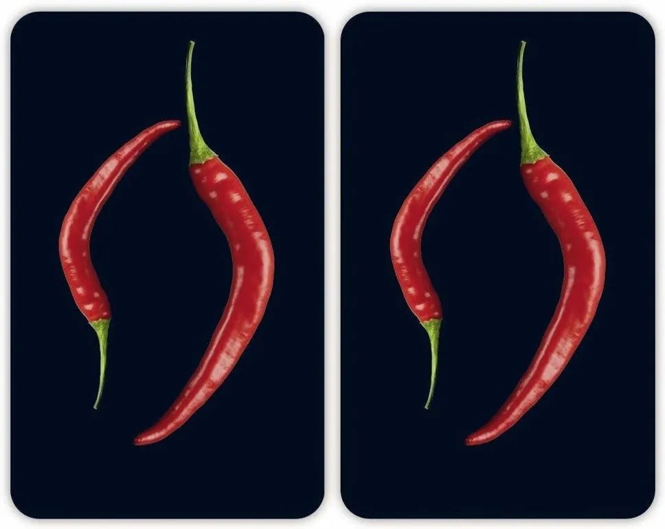 Plăci de protecție pentru aragaz, HOT CHILI DUO – 2 bucăți, WENKO