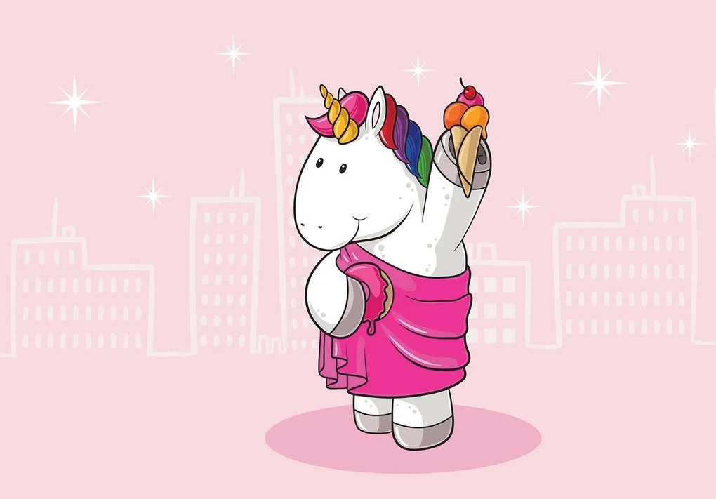 Fototapet - Unicorn (254x184 cm)