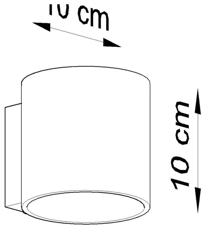 Aplică Sollux Roda, negru