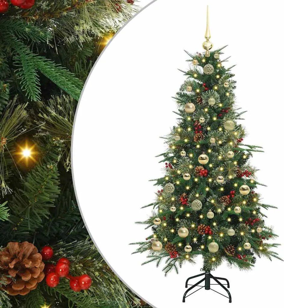 vidaXL Brad de Crăciun artificial cu ramuri articulare Verde 150 cm