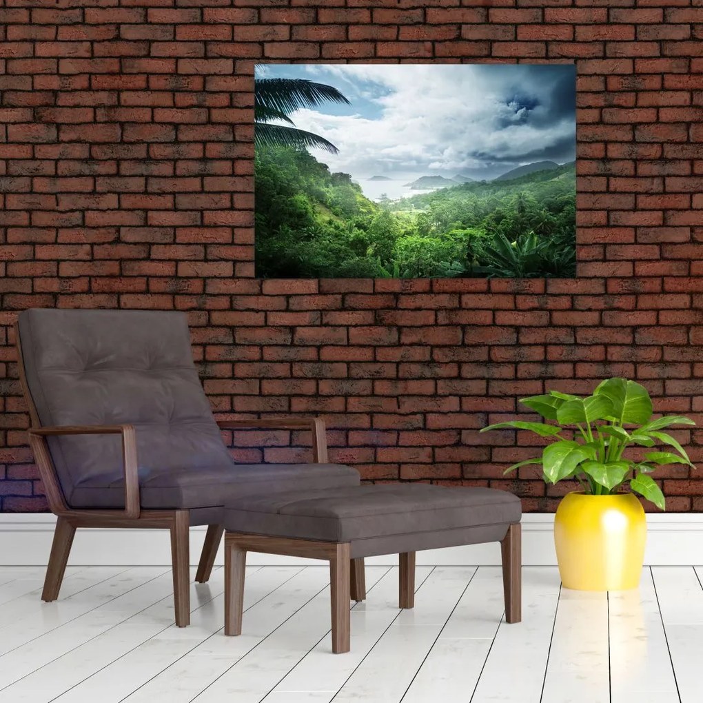 Tablou -Jungla din Seychelles (90x60 cm)