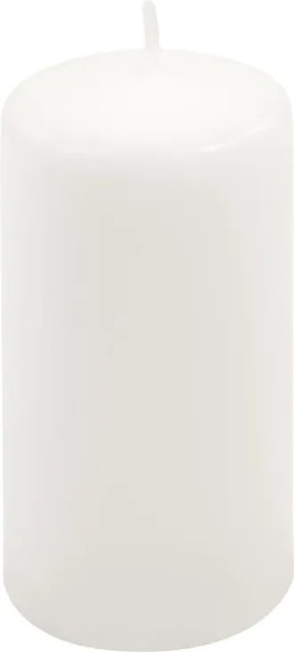 Set de lumânări pilon, 11,5 cm, Ø 6 cm, alb, 18 buc.