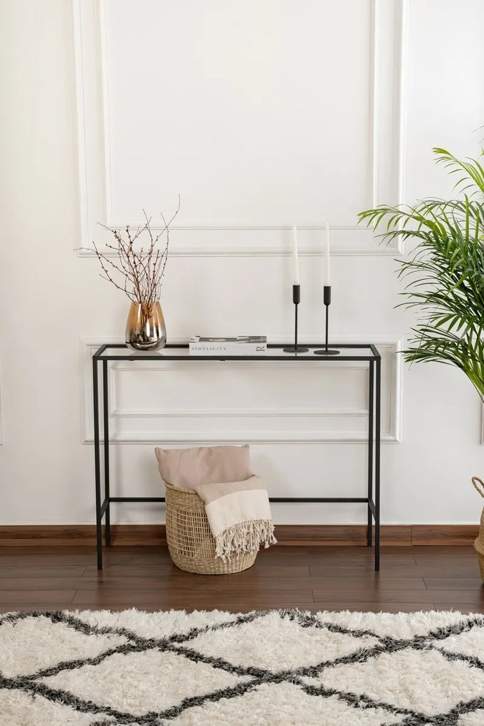 Tabelul decorativ Canvas negru