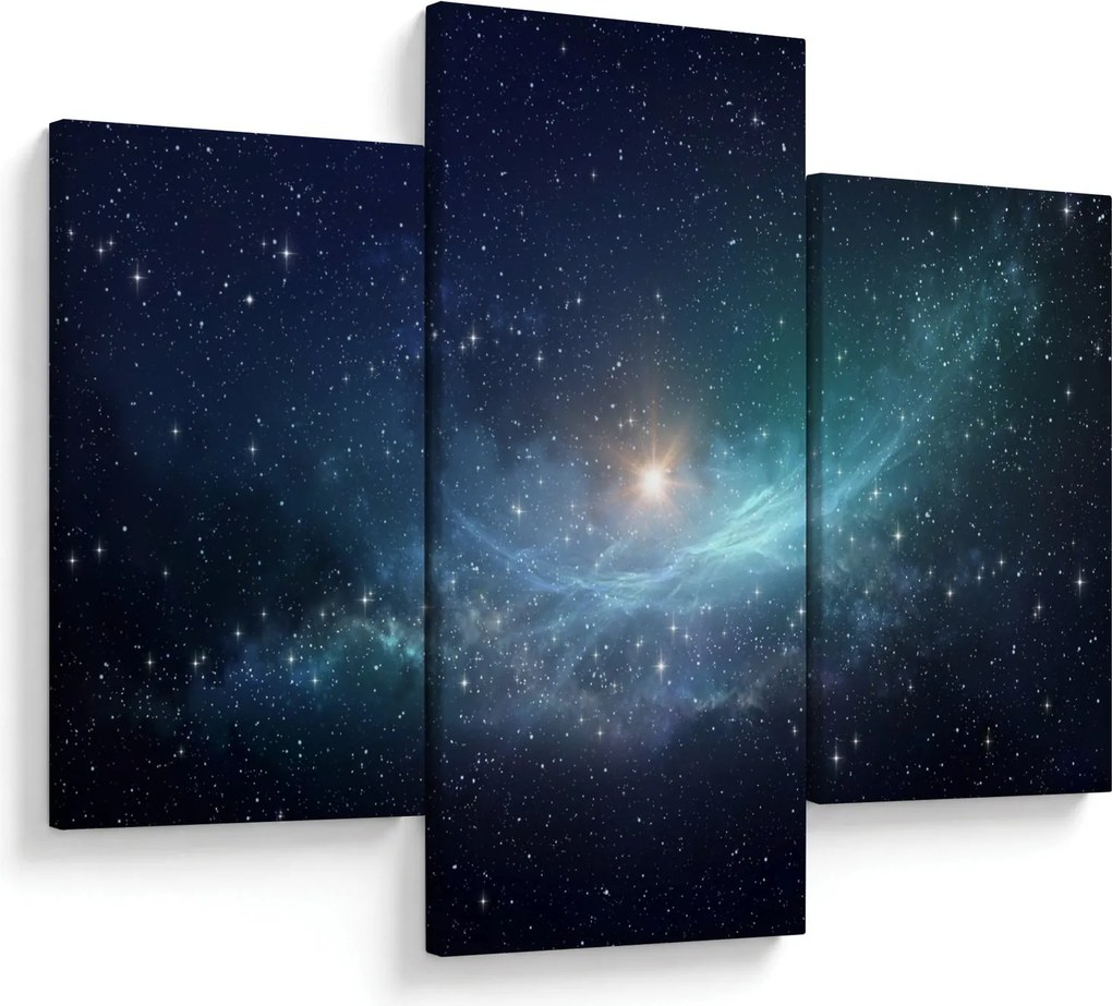 Tablou - Stele și nebuloase (90x60 cm)