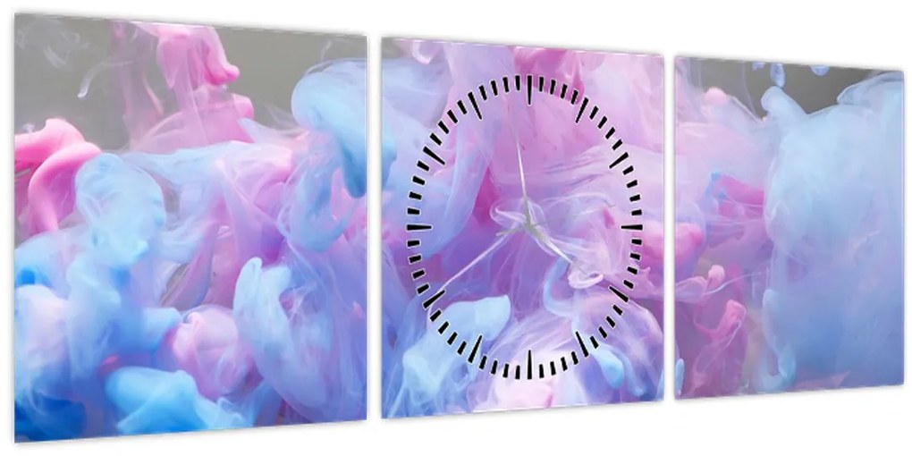 Tablou - Fum (cu ceas) (90x30 cm)