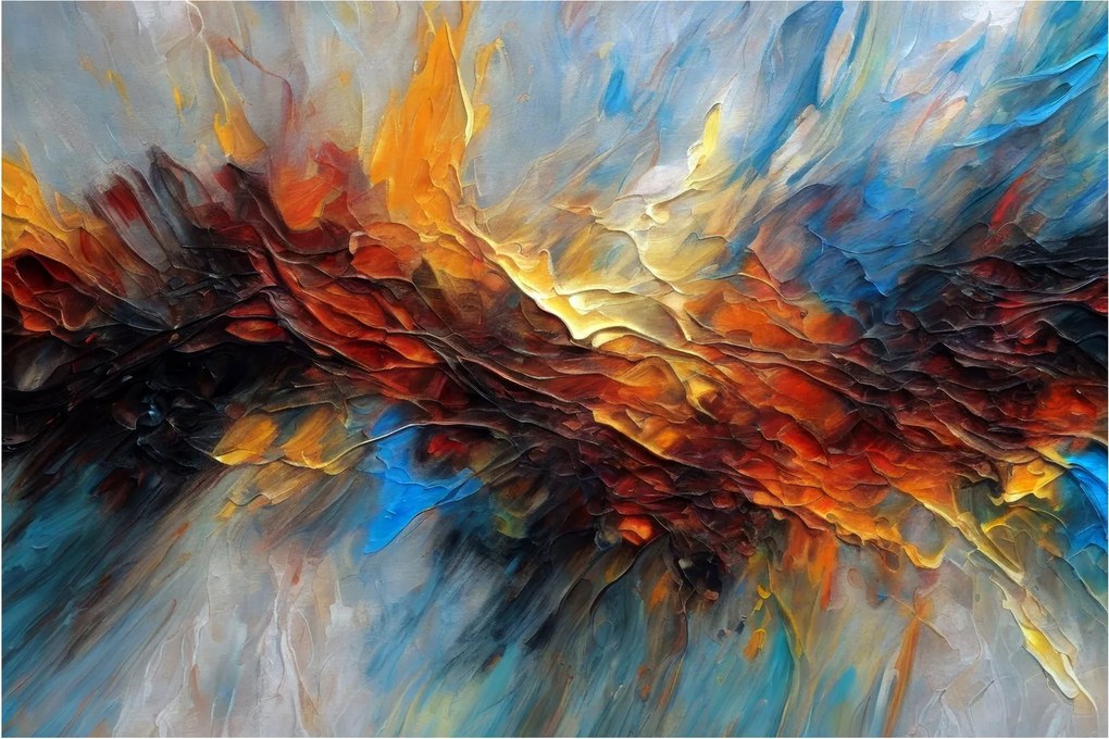 Tablou - Textura culorii (90x60 cm)